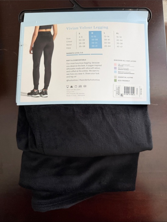 Wander Pants - Wander Vivian Velour Legging - Black